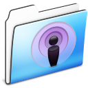 Podcast Folder (smooth) Sidebar icon
